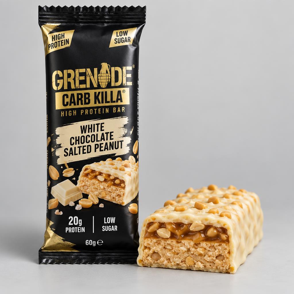 Carb Killa Bar — White Chocolate Salted Peanut 60g
